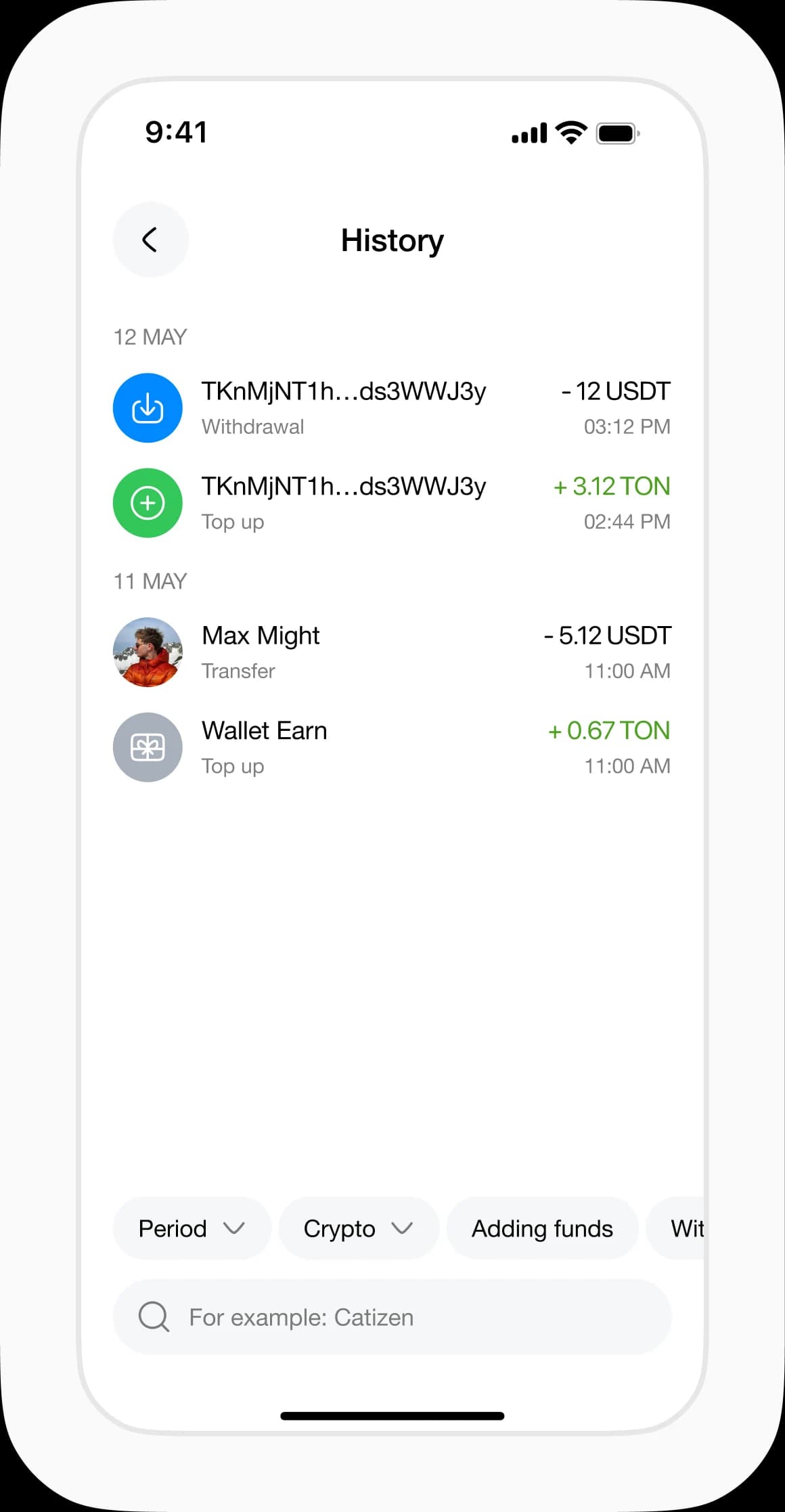 Telegram Wallet – экран или схема решения